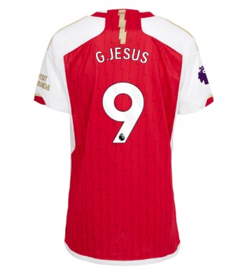 Arsenal Gabriel Jesus #9 Hjemmedrakt Kvinner 2023-24 Kortermet